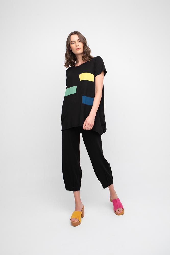 shirt geometrische akzente 850414 - Ozai N Kü