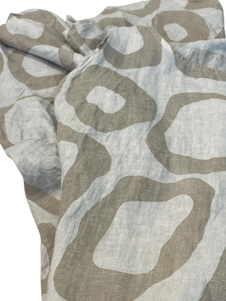 linen sommerkleid mit print 6521 - Moonshine