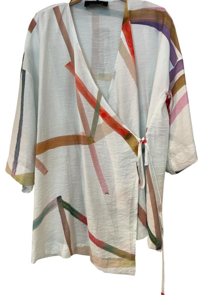 kimono-weste mit bunten akzenten 851034 - Ozai N Kü