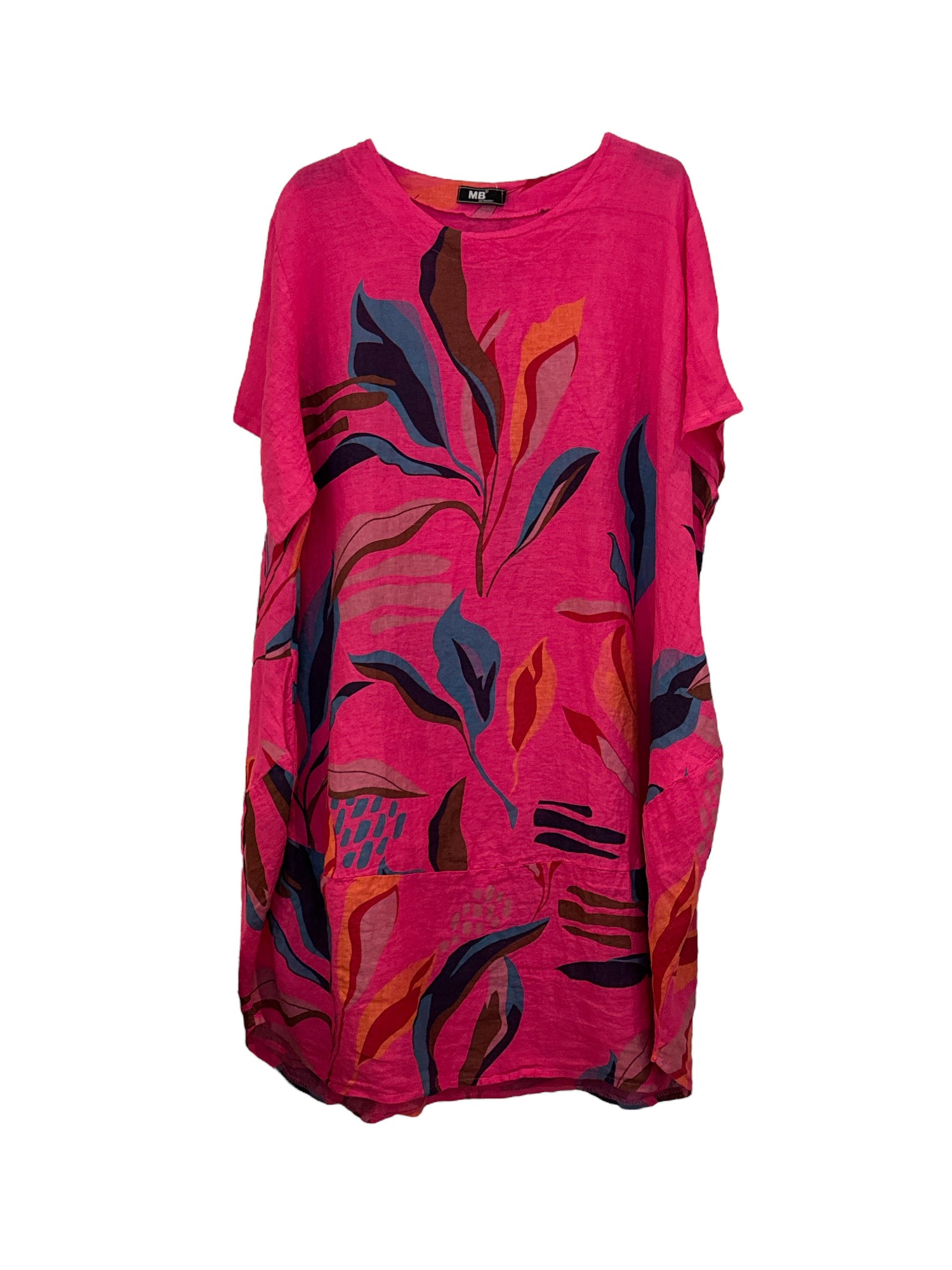 kleid mit blumenmuster 91907 - MB Style