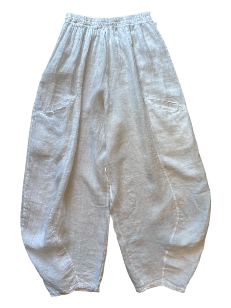 weite leinenhose 4758 - MB Style