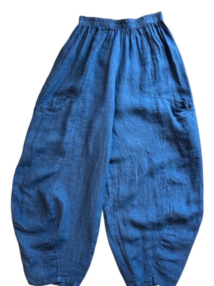 weite leinenhose 4758 - MB Style