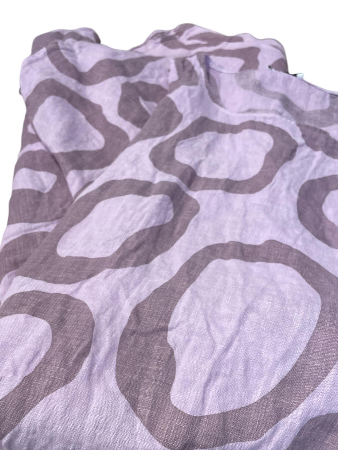 linen sommerkleid mit print 6521 - Moonshine