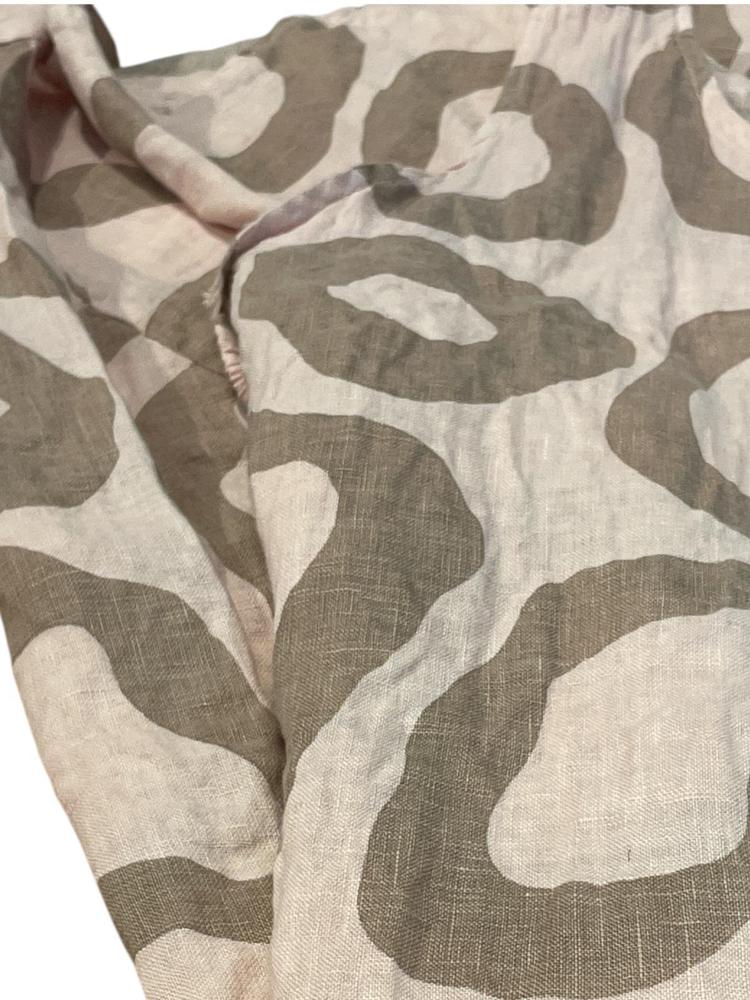 linen print shirt 6540 - Moonshine