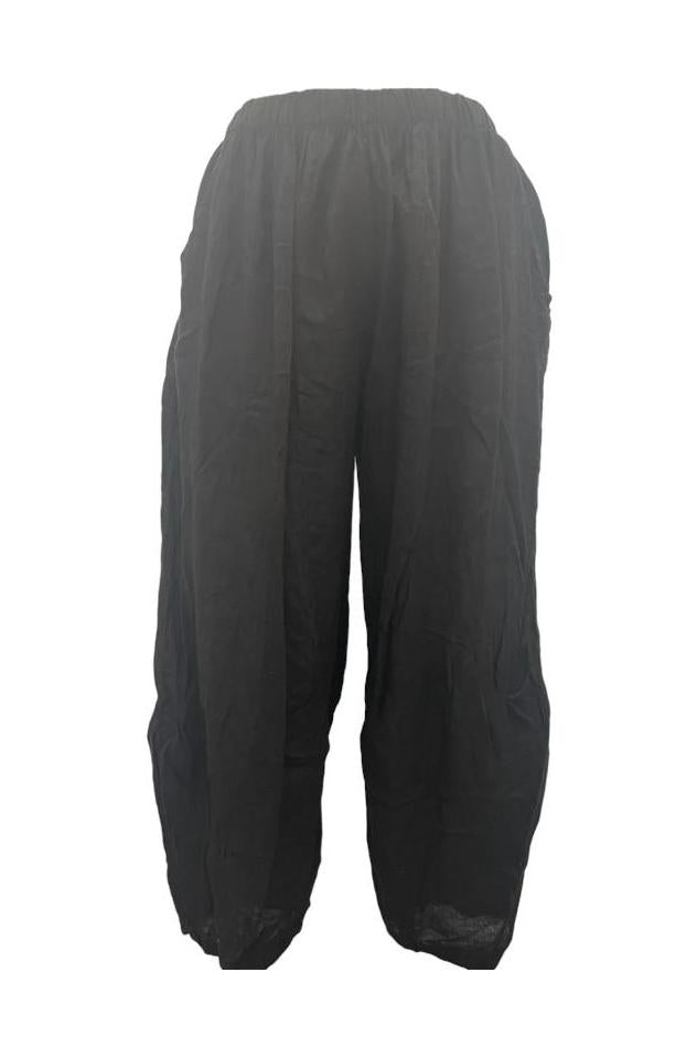 leinen bequeme hose 3848 - Moonshine
