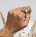 rechteckiger verstellbarer ring 13627 - Rosanna de la Riva