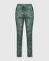 stilvolle melierte hose mit kordelzug ap804 - Alembika